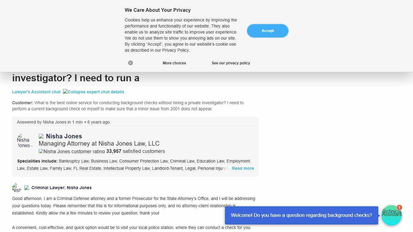 What is the best online service for running background checks, short of hiring a private investigator? I need to run a